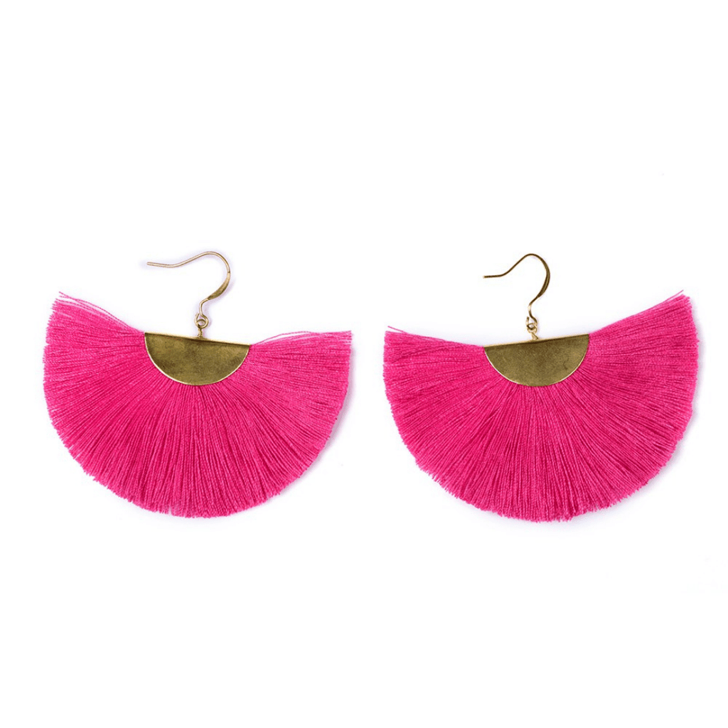 Mini Cleo Tassel Earrings - Thailand Jewelry La Vie Bien Mini Cleo Tassel Earrings - Thailand