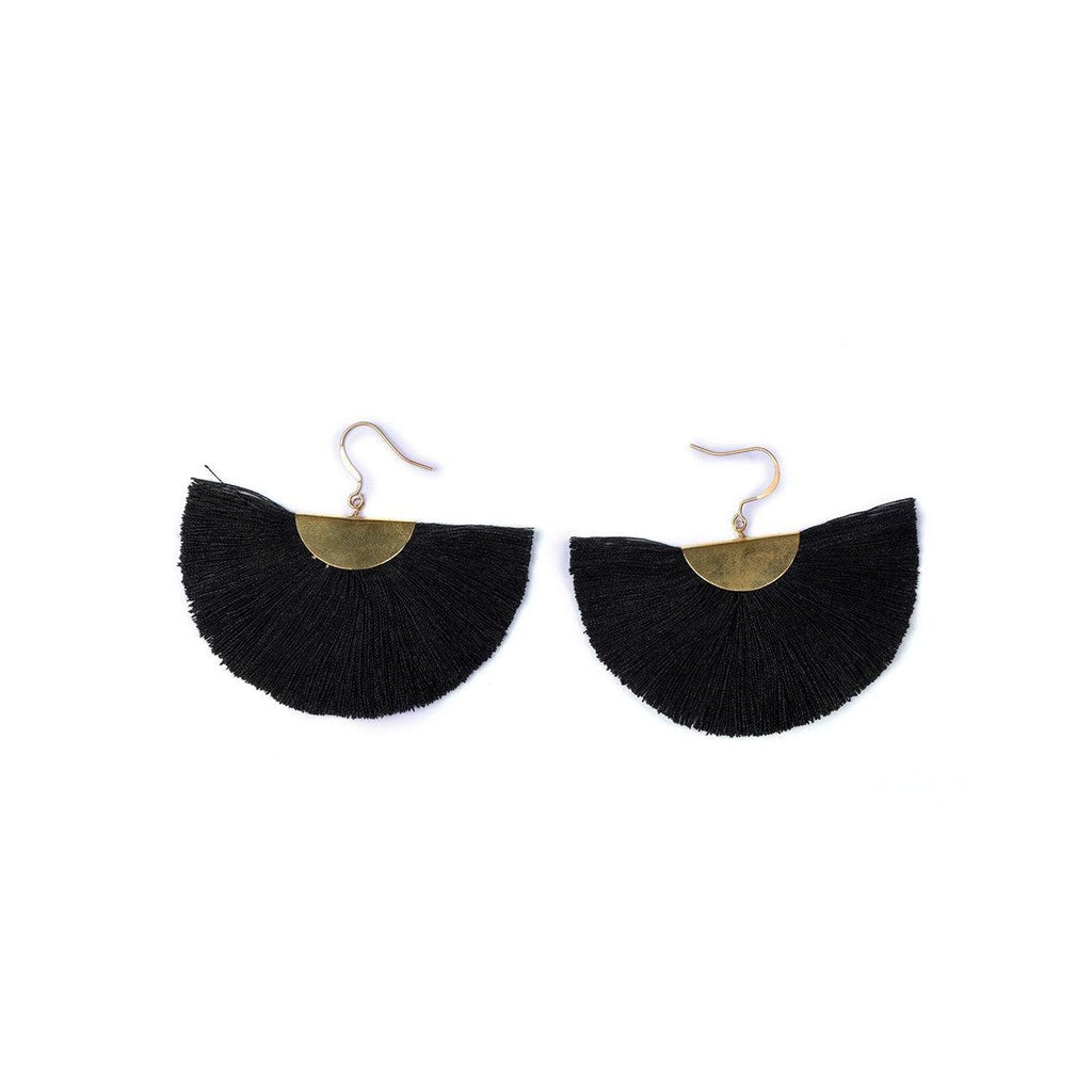 Mini Cleo Tassel Earrings - Thailand Jewelry La Vie Bien Mini Cleo Tassel Earrings - Thailand