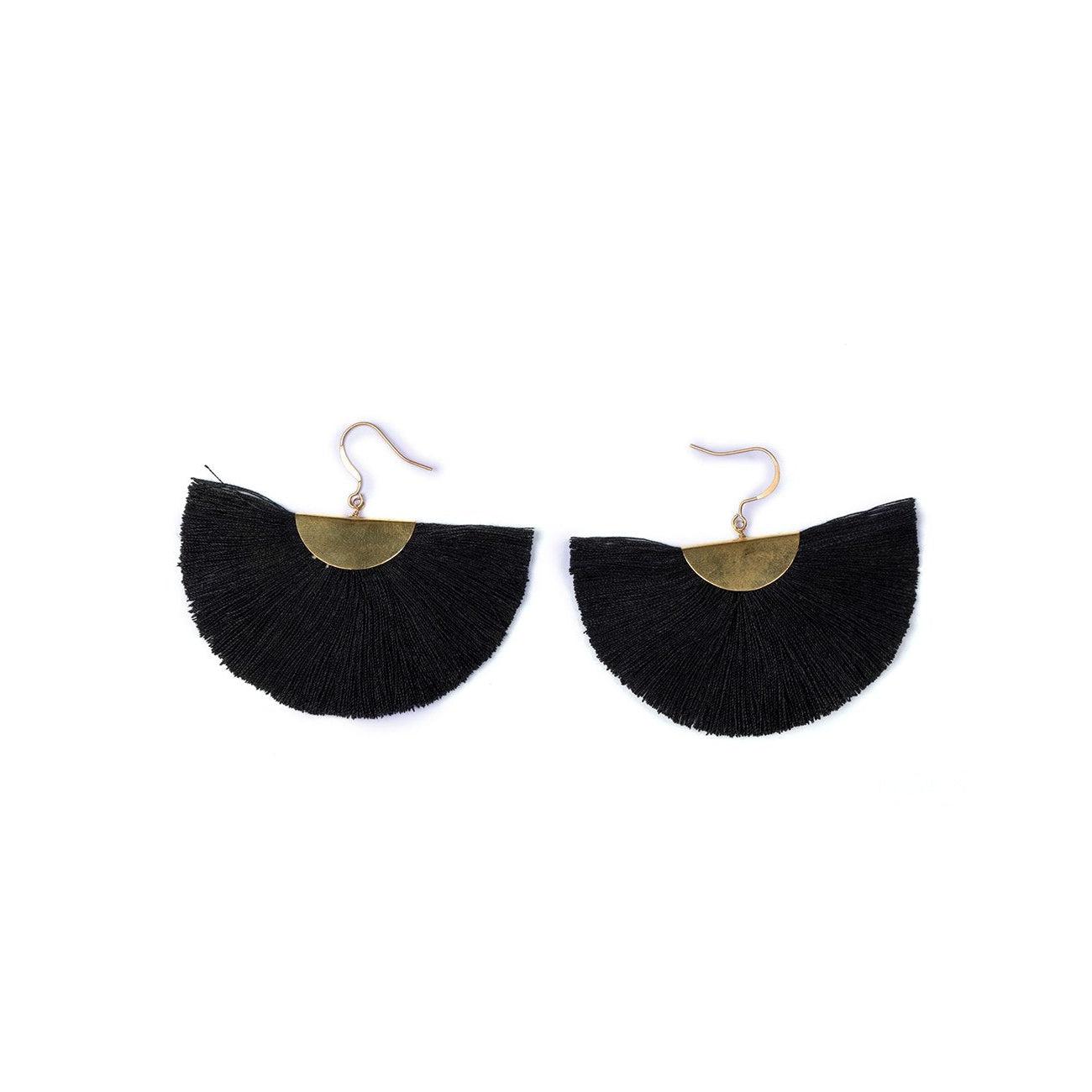 Mini Cleo Tassel Earrings - Thailand Jewelry La Vie Bien Mini Cleo Tassel Earrings - Thailand