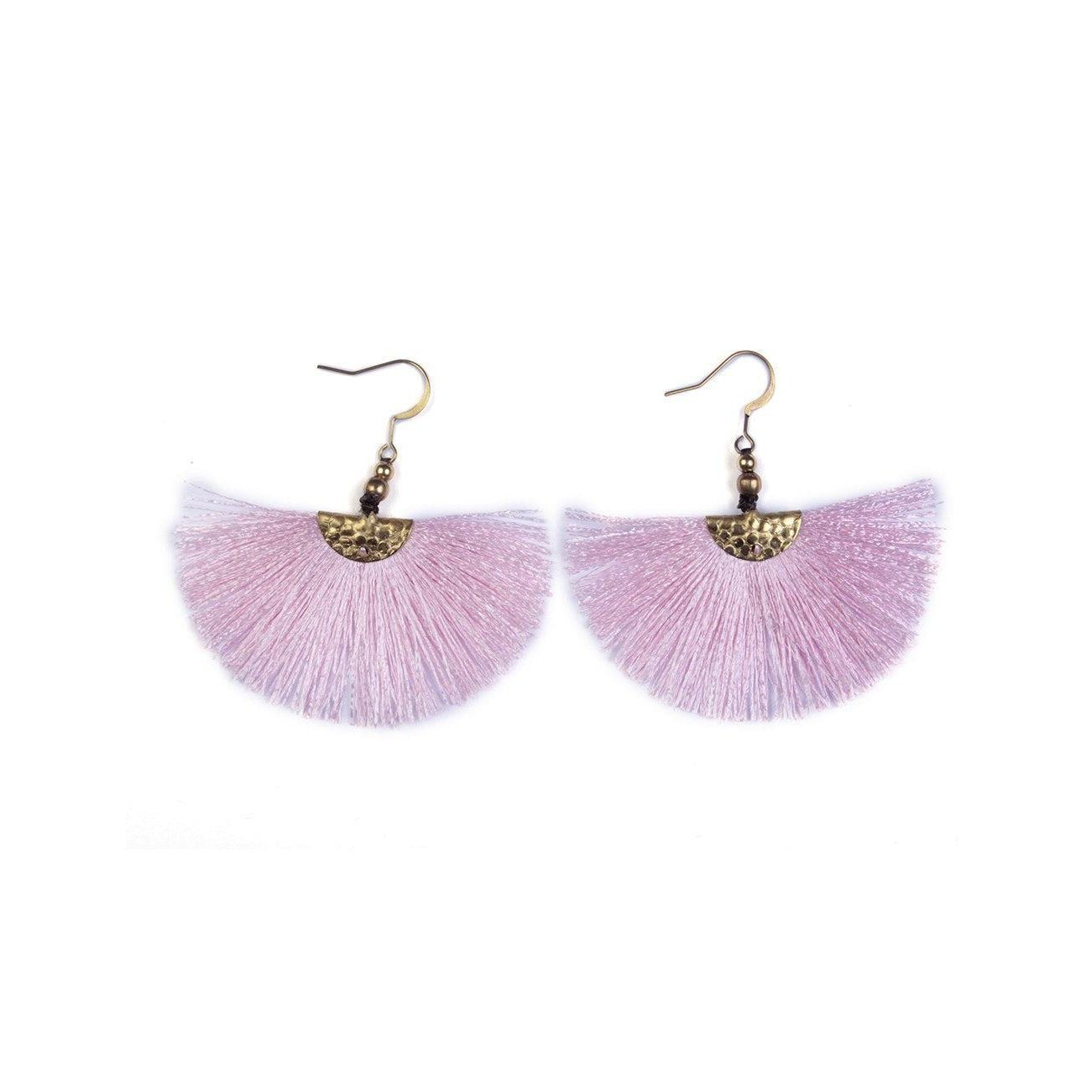 Mini Cleo Tassel Earrings - Thailand Jewelry La Vie Bien Mini Cleo Tassel Earrings - Thailand