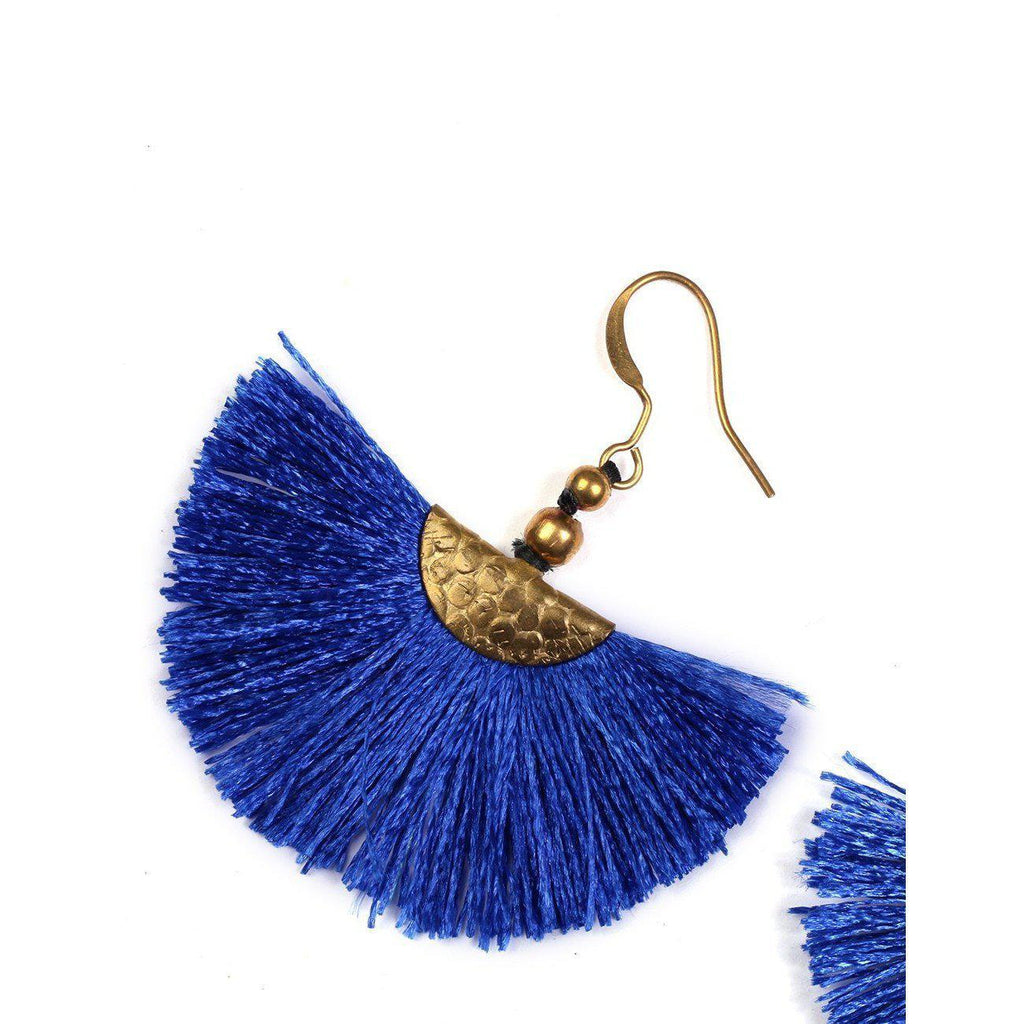 Mini Cleo Tassel Earrings - Thailand Jewelry La Vie Bien Mini Cleo Tassel Earrings - Thailand