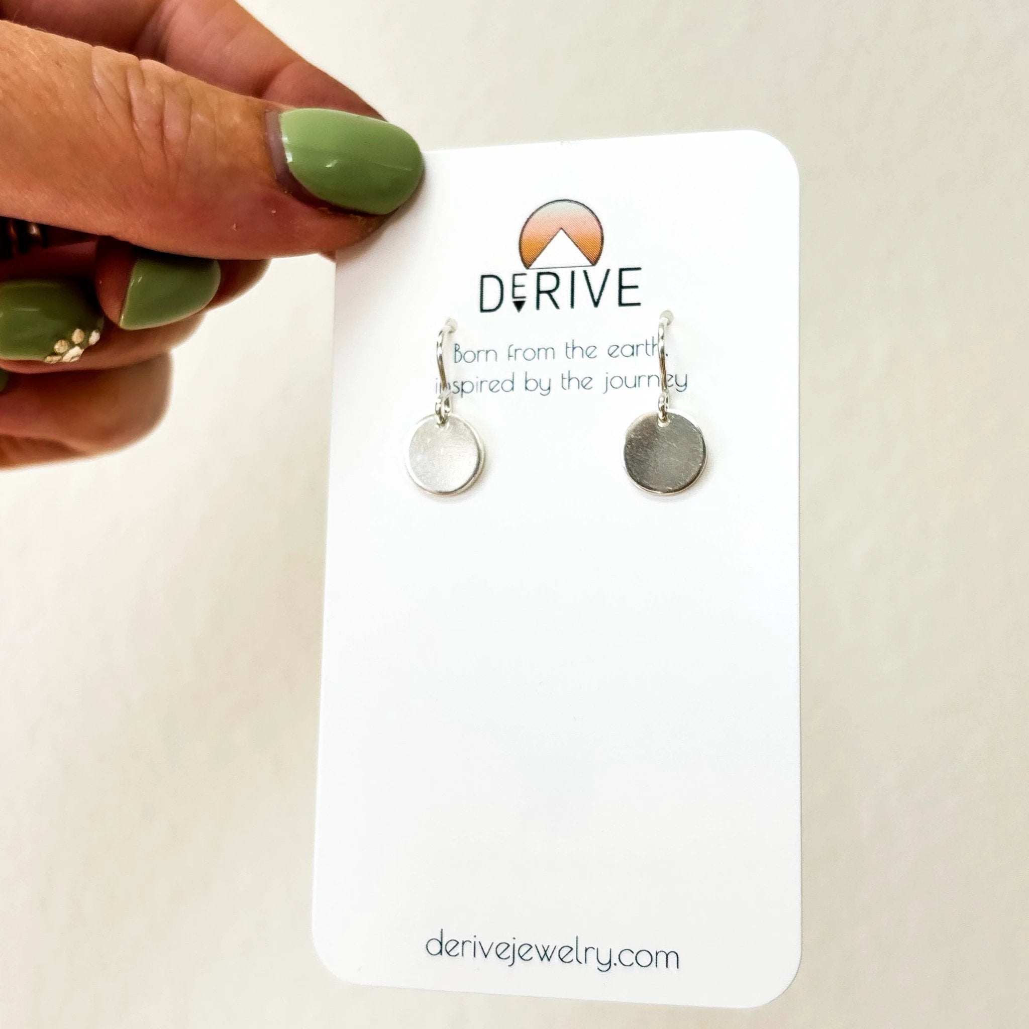 Mini Coin Earrings by Derive Jewelry