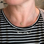 Mini Coin Full Moon Necklace by Derive Jewelry