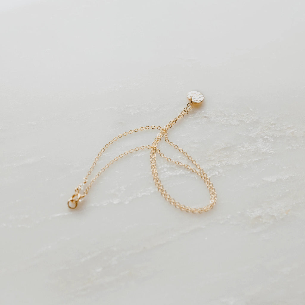 Mini Coin Full Moon Necklace by Derive Jewelry