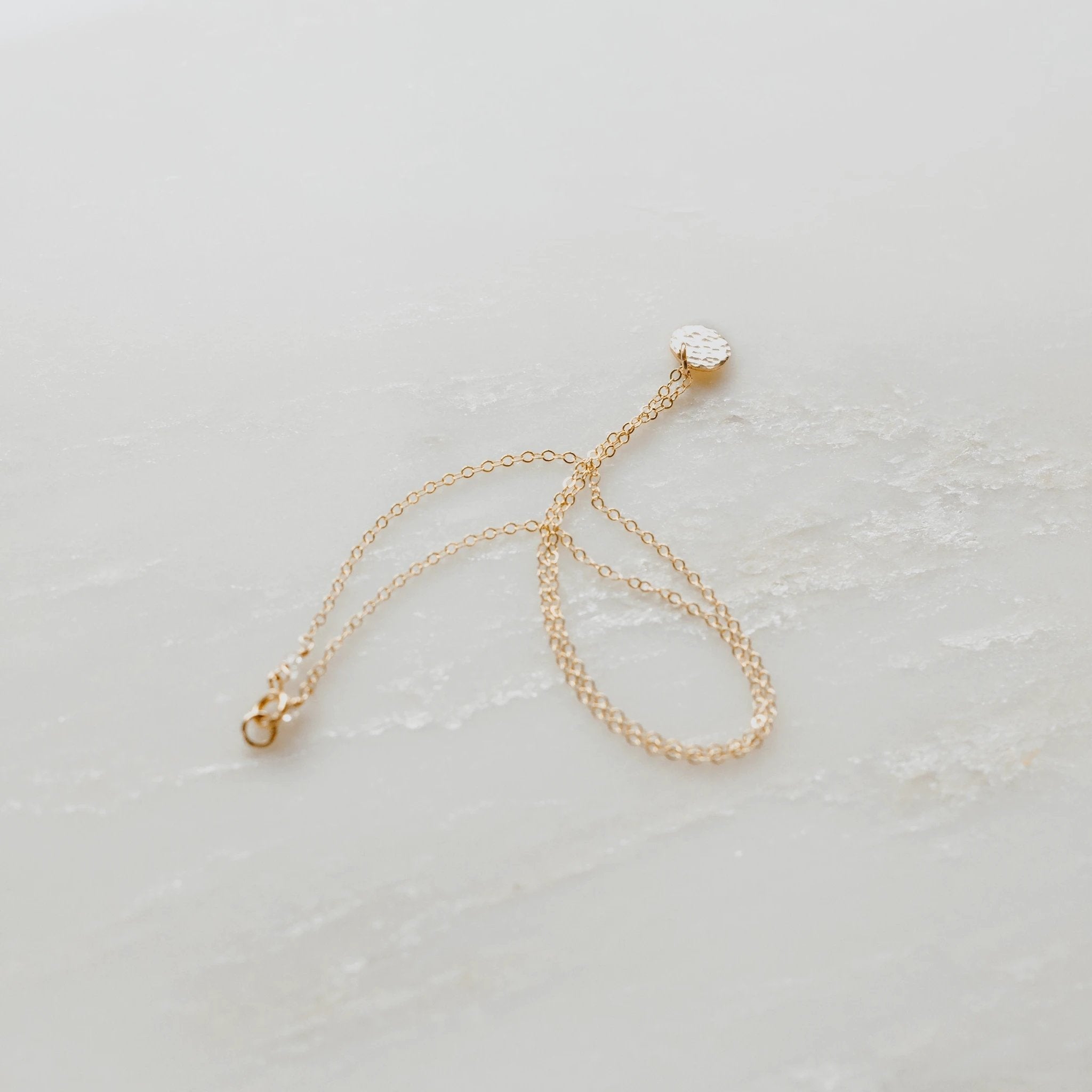 Mini Coin Full Moon Necklace by Derive Jewelry
