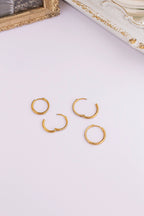 Mini Crystal Hoop by Rose & Clay