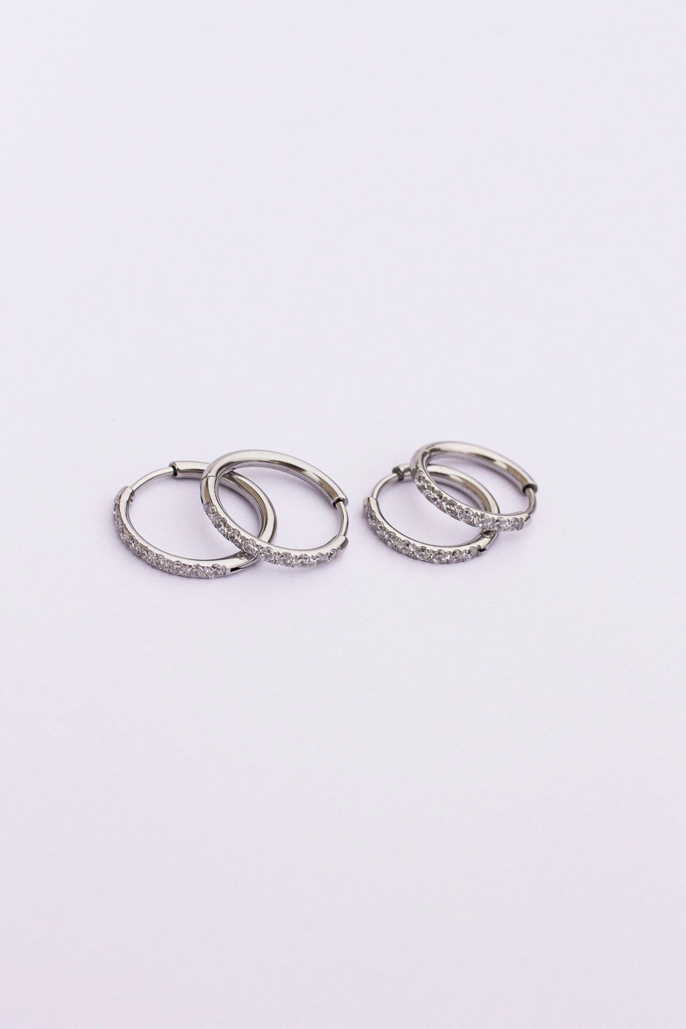 Mini Crystal Hoop by Rose & Clay