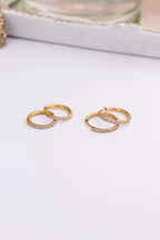 Mini Crystal Hoop by Rose & Clay