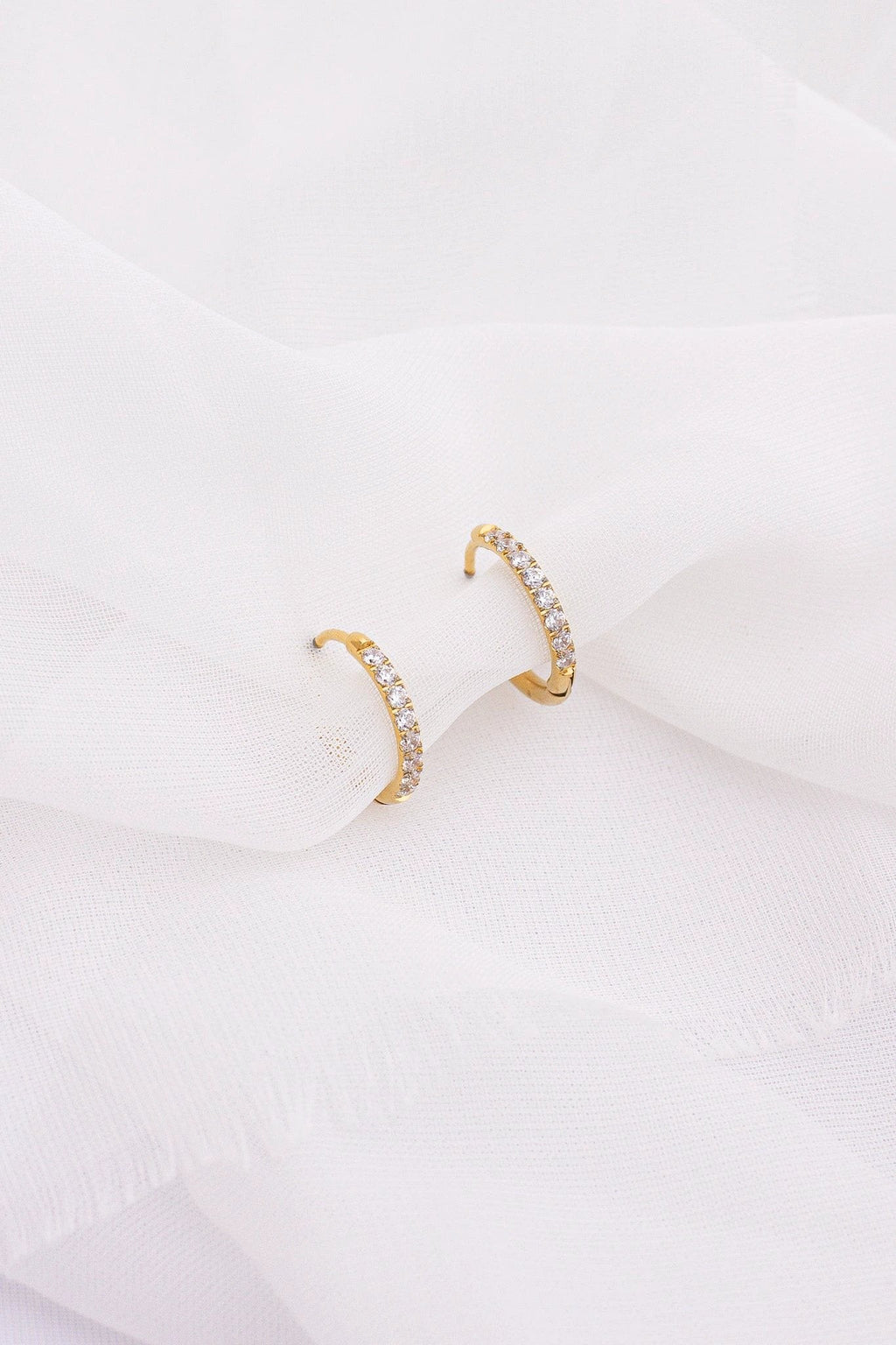 Mini Crystal Hoop by Rose & Clay