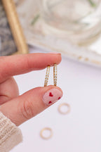 Mini Crystal Hoop by Rose & Clay