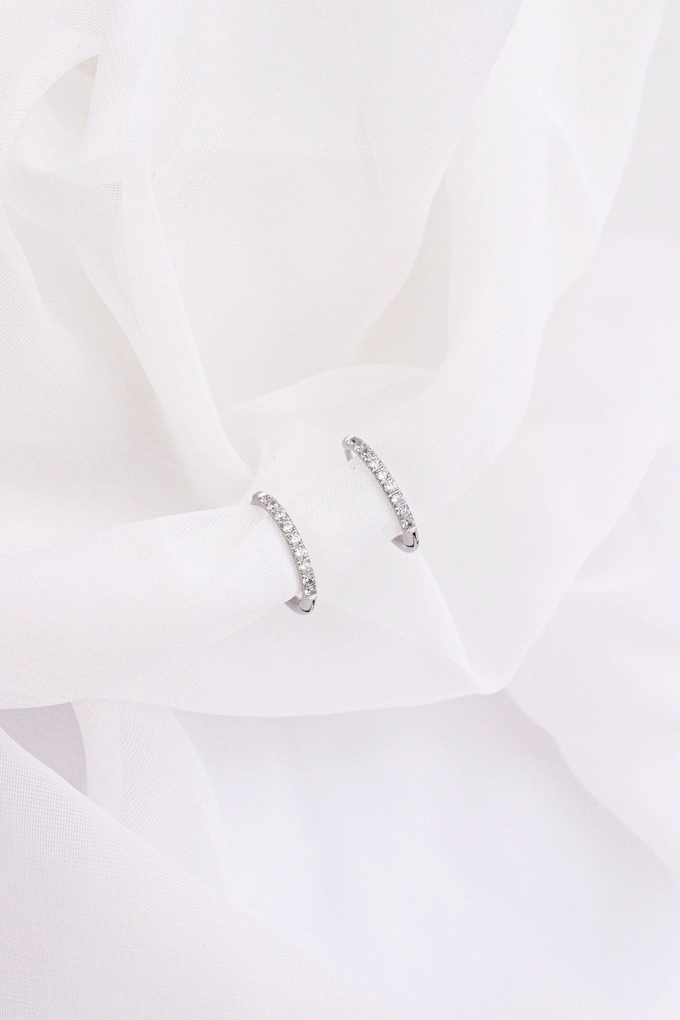 Mini Crystal Hoop by Rose & Clay