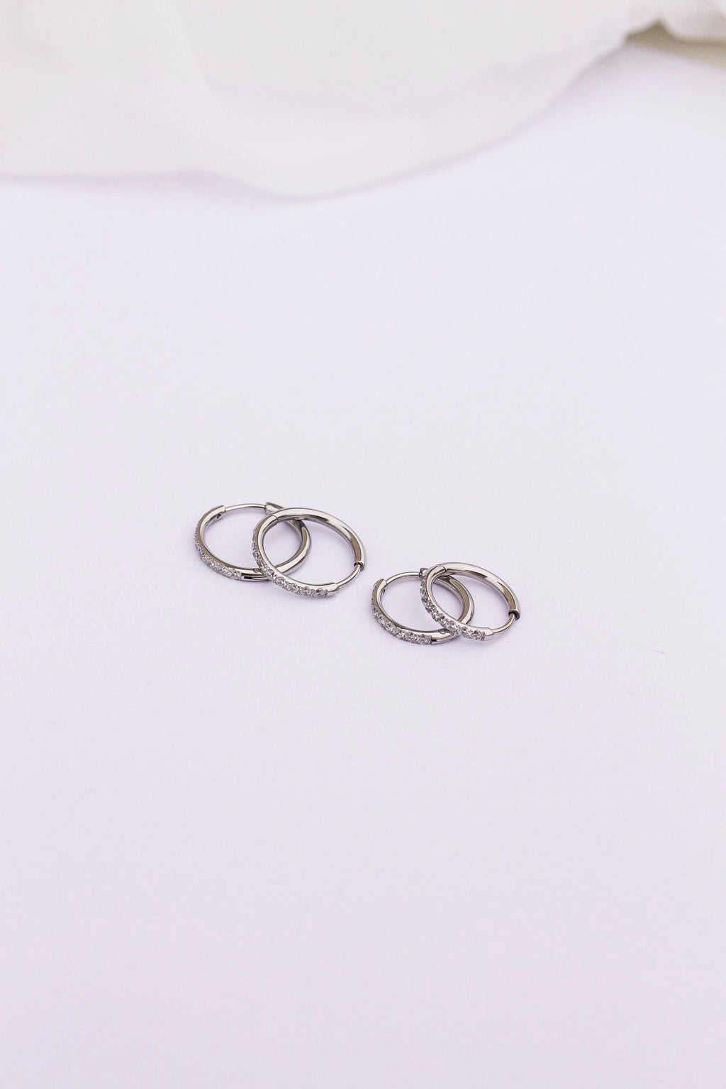 Mini Crystal Hoop by Rose & Clay