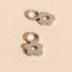 Mini Flower Huggie Hoop Charms by Oh Clementine