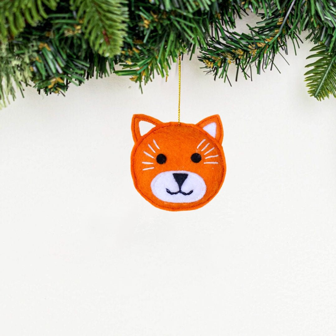 Mini Fox Felt Ornament Holiday La Vie Bien Mini Fox Felt Ornament