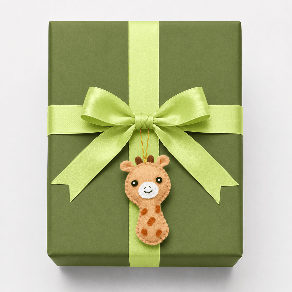 Mini Giraffe Felt Ornament Holiday La Vie Bien Mini Giraffe Felt Ornament