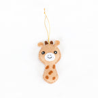 Mini Giraffe Felt Ornament Holiday La Vie Bien Mini Giraffe Felt Ornament