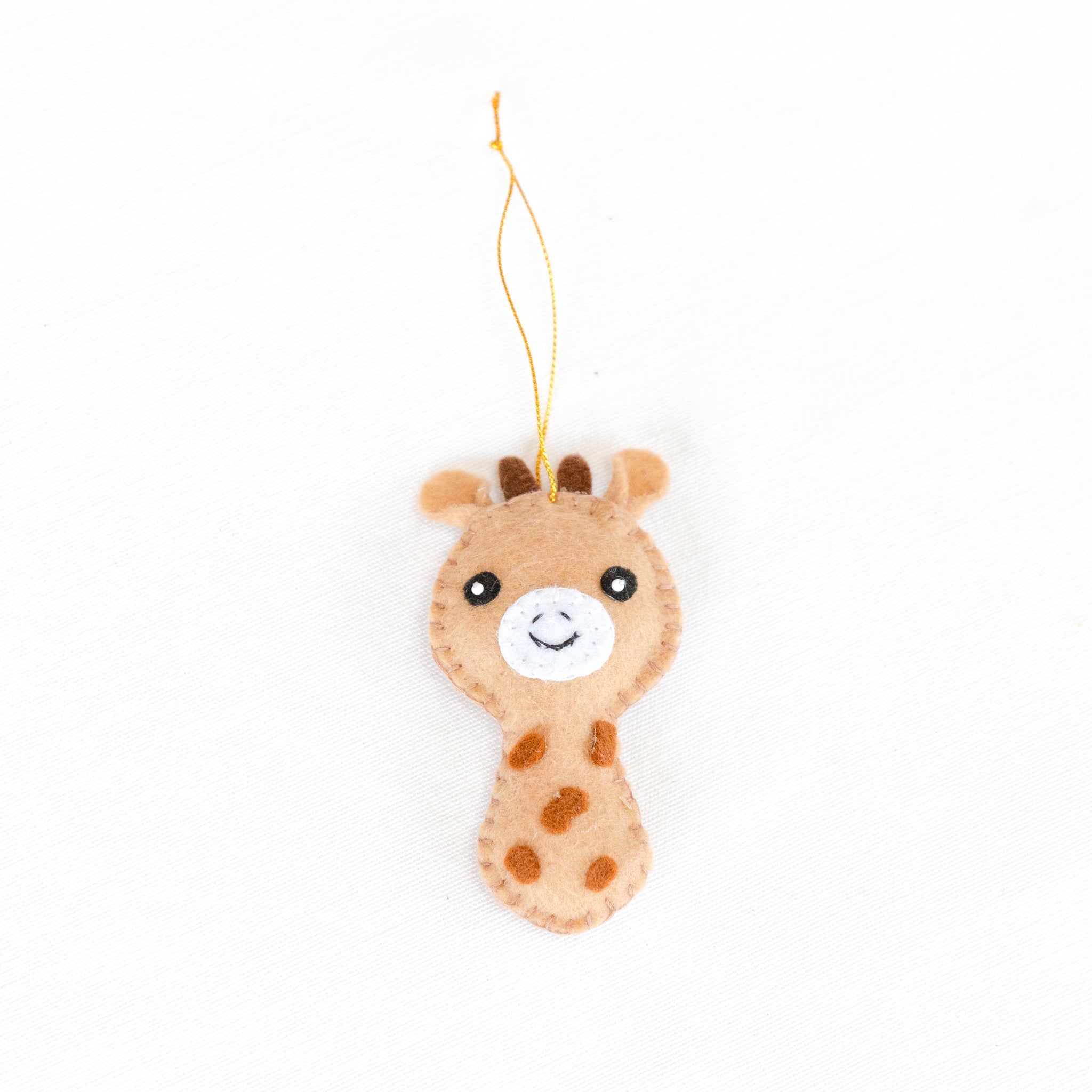 Mini Giraffe Felt Ornament Holiday La Vie Bien Mini Giraffe Felt Ornament