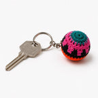 Mini Hacky Sack Handmade Footbag Knit Crochet Keychain – Guatemala Accessories La Vie Bien Mini Hacky Sack Handmade Footbag Knit Crochet Keychain – Guatemala