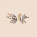 Mini Half Bloomed Stud Earrings by Oh Clementine