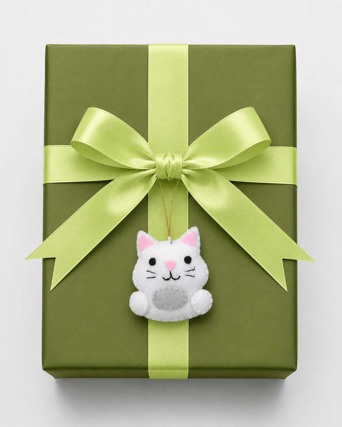 Mini Kitty Felt Ornament Holiday La Vie Bien Mini Kitty Felt Ornament