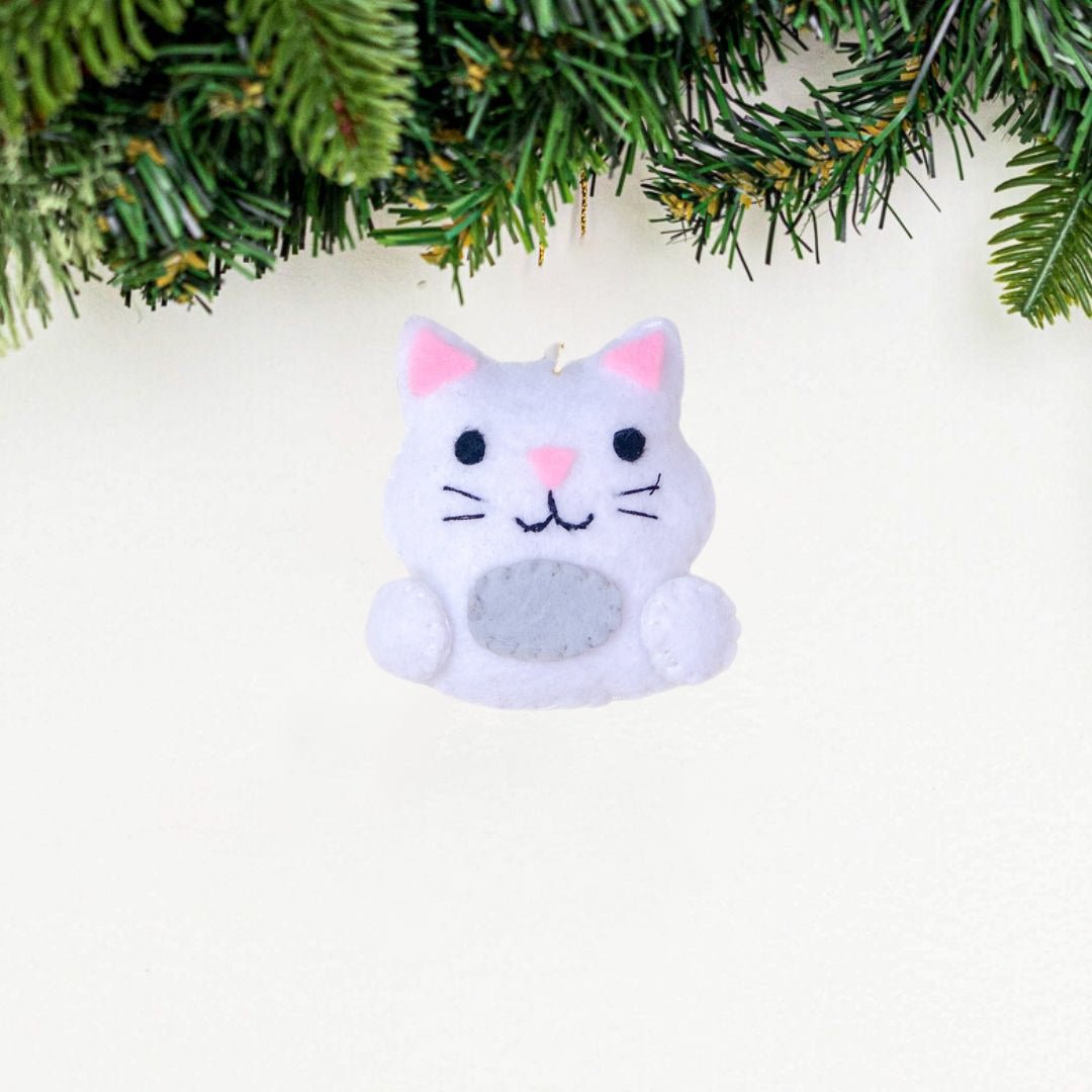 Mini Kitty Felt Ornament Holiday La Vie Bien Mini Kitty Felt Ornament