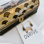 Mini Labradorite Drop Earrings by Derive Jewelry