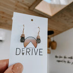 Mini Labradorite Drop Earrings by Derive Jewelry