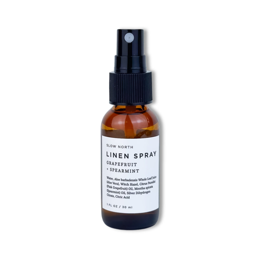 Mini Linen Spray - Grapefruit + Spearmint Home Accessories La Vie Bien Mini Linen Spray - Grapefruit + Spearmint