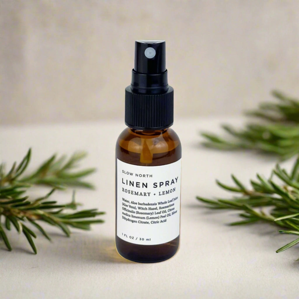 Mini Linen Spray - Rosemary + Lemon by Slow North