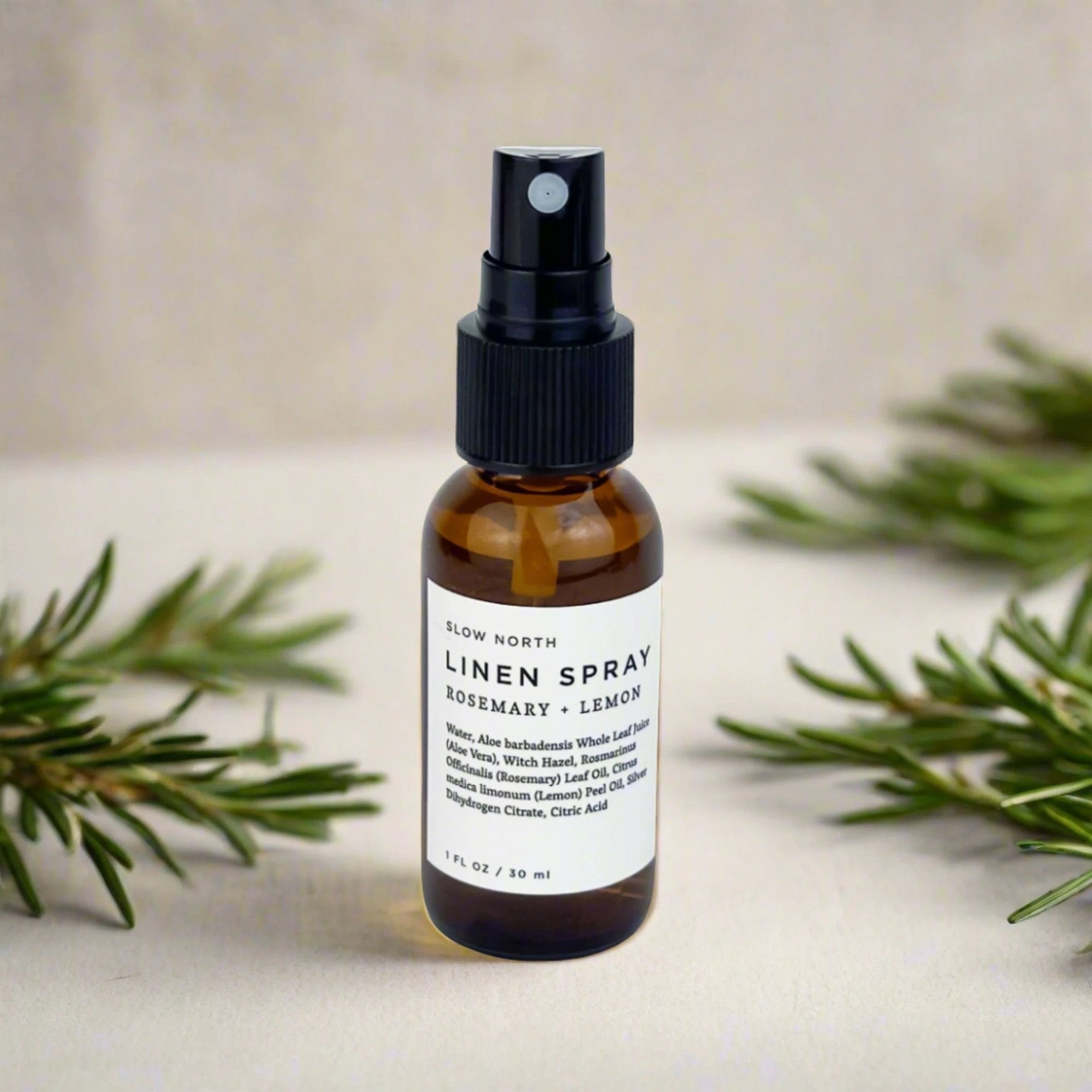 Mini Linen Spray - Rosemary + Lemon by Slow North