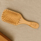 Mini Paddle Style Bamboo Hairbrush by Zero Waste Outlet
