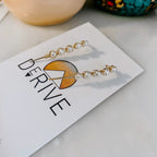 Mini Pearl U Shaped Threader Earrings by Derive Jewelry