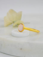 Mini Pebble Ring - Gold by Ash & Rose