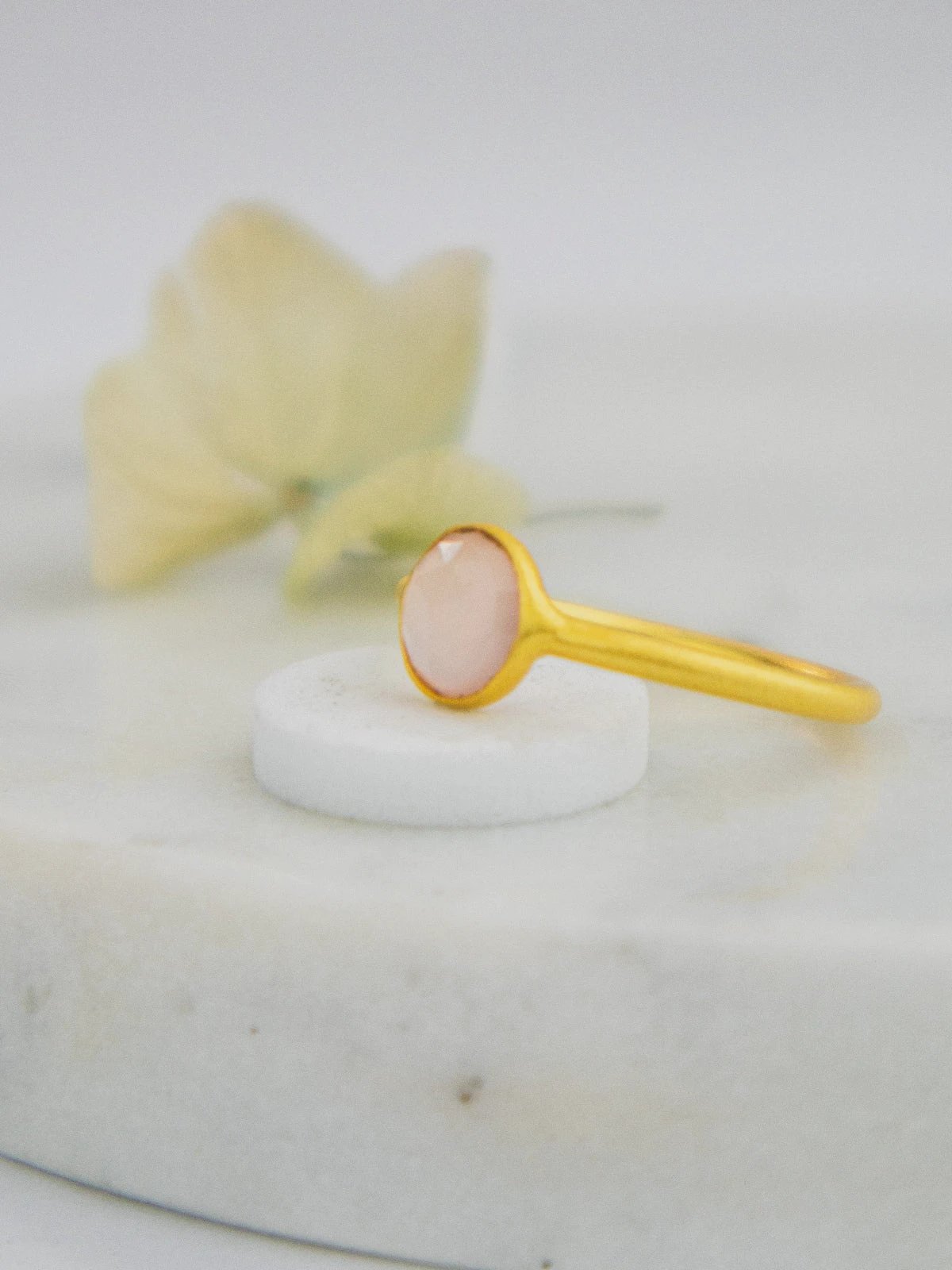 Mini Pebble Ring - Gold by Ash & Rose