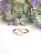 Mini Pebble Ring - Rose Gold by Ash & Rose