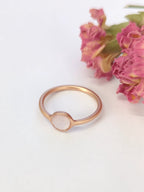 Mini Pebble Ring - Rose Gold by Ash & Rose