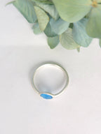 Mini Pebble Ring - Silver by Ash & Rose