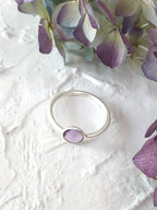 Mini Pebble Ring - Silver by Ash & Rose