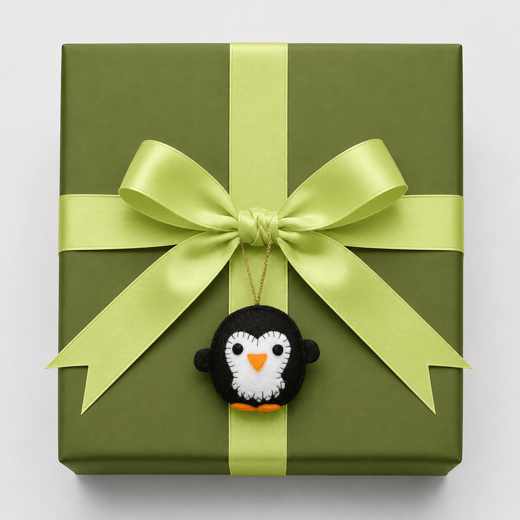 Mini Penguin Felt Ornament Holiday La Vie Bien Mini Penguin Felt Ornament