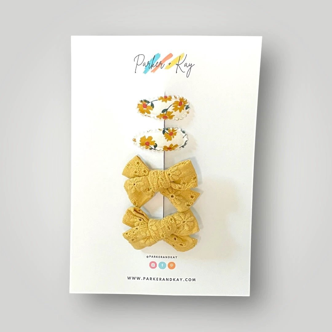 Mini Pigtails & Clips Set by Parker + Kay Creative