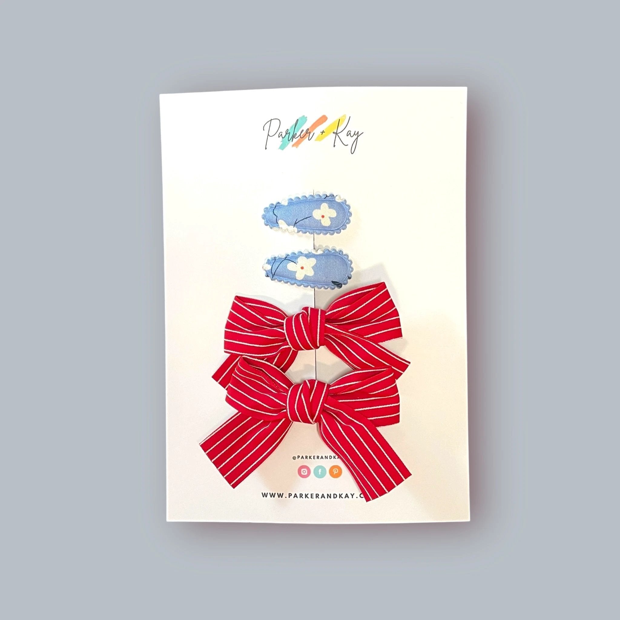 Mini Pigtails & Clips Set by Parker + Kay Creative