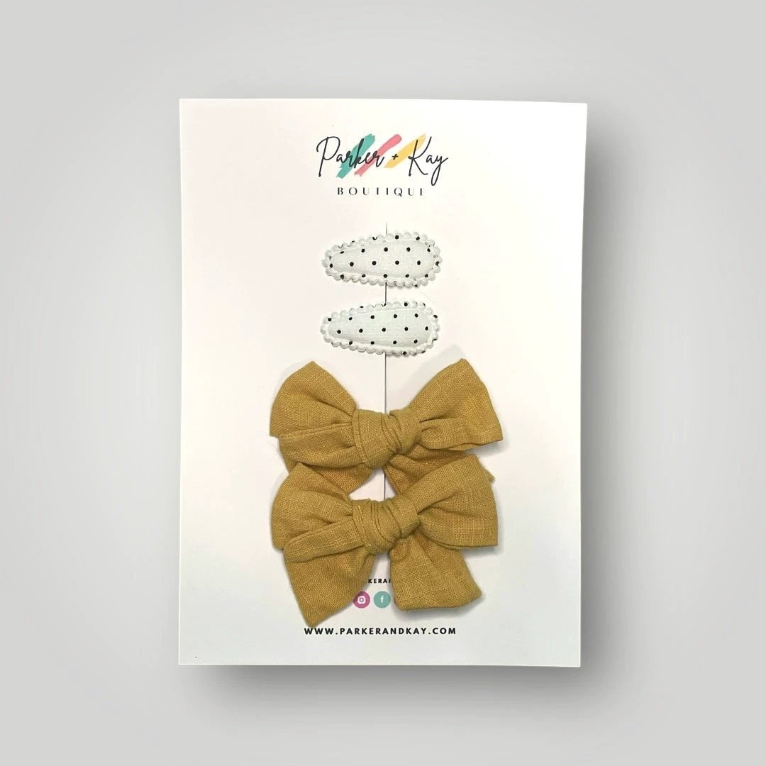 Mini Pigtails & Clips Set by Parker + Kay Creative