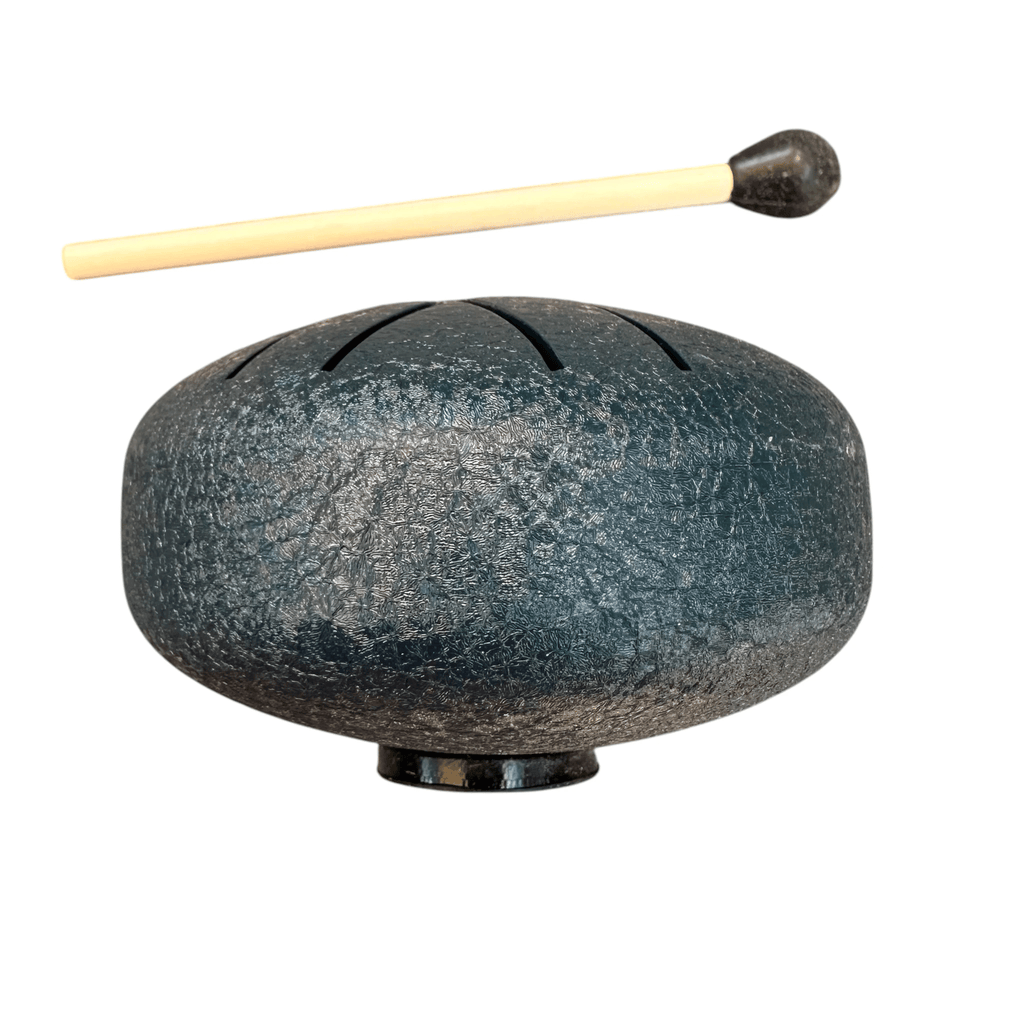 mini-rain-drum-3-steel-percussion-instrument-with-mallet-soothing-sound-toy-for-kids-adults by Music Frog Co