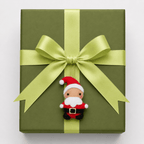 Mini Santa Claus Felt Ornament Holiday La Vie Bien Mini Santa Claus Felt Ornament
