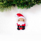 Mini Santa Claus Felt Ornament Holiday La Vie Bien Mini Santa Claus Felt Ornament