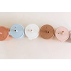 Mini Silicone Straw Cups for Kids by Polished Prints