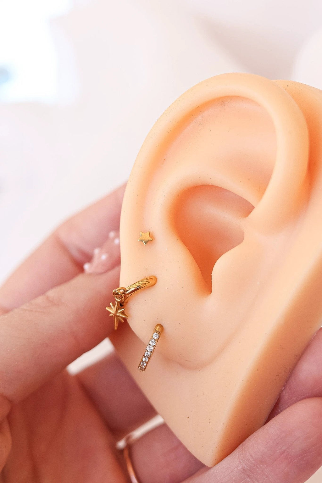 Mini Star Flat Back Stud by Rose & Clay