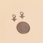 Mini Starburst Huggie Hoop Charms by Oh Clementine
