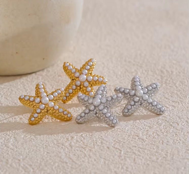Mini Starfish Studs La Vie Bien Mini Starfish Studs