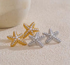 Mini Starfish Studs La Vie Bien Mini Starfish Studs